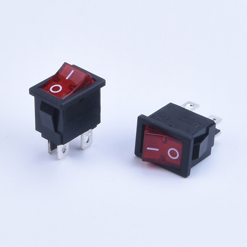 双刀单投船型开关四脚单挡带灯2