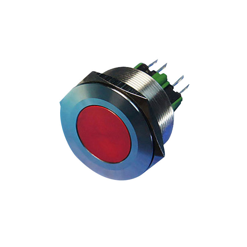 专业生产供应30mm不锈钢金属按钮开关详情