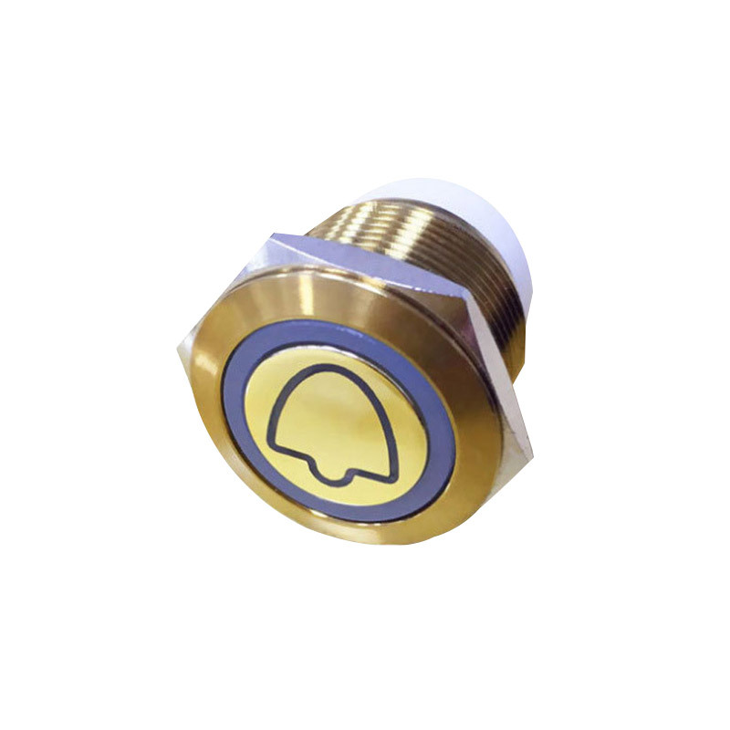 诚信厂家供应玫瑰金三色灯酒店门铃开关