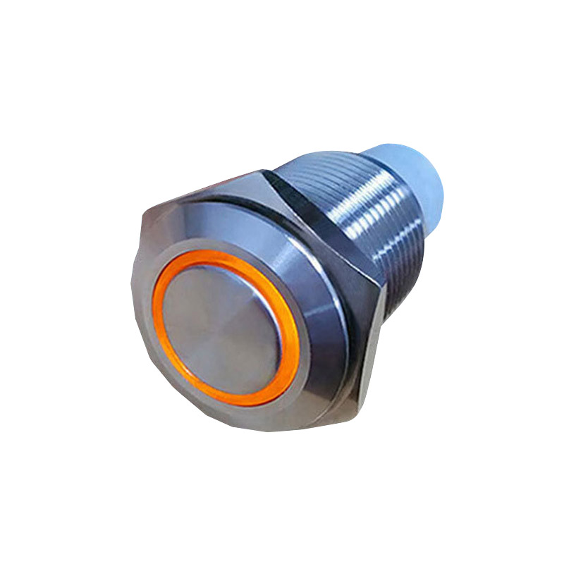 16mm金属按钮开关/带灯金属按钮开关/16A 250V大电流金属按钮开关